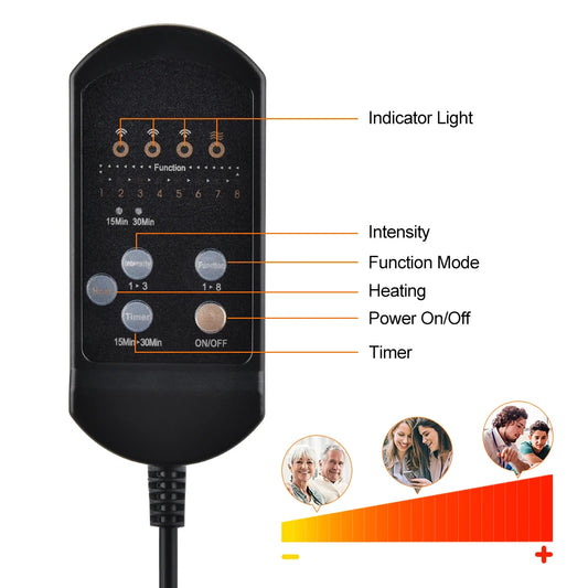 Full-Body Heated Massage Mat