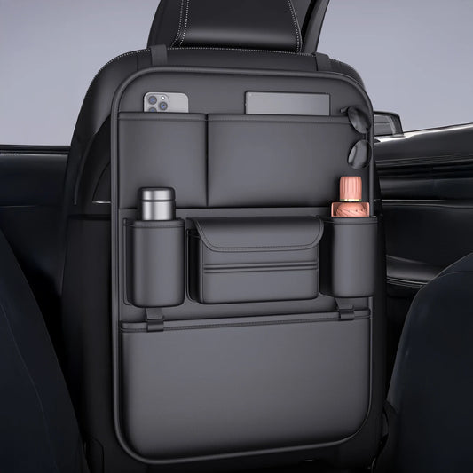 PU Car Backseat Organizer Storage Bag