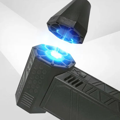 Pro Turbo Air Duster Blower | Cordless Multi-Scene Storm Wind for Car Detailing/Keyboard/Workshop |  LED Safety Alert System
