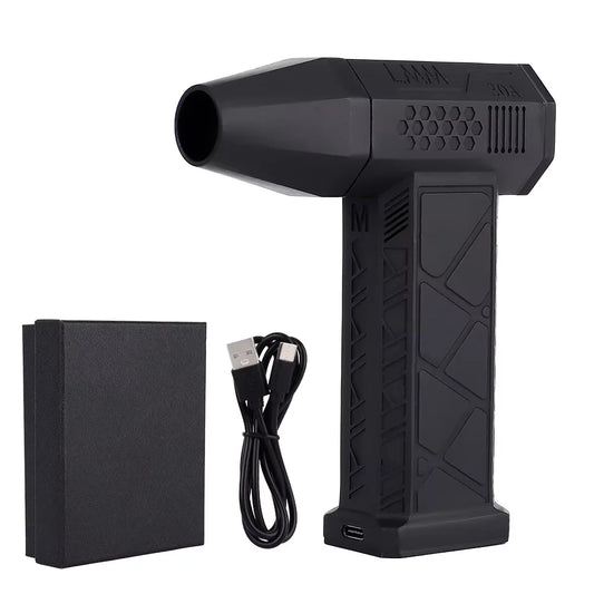 Pro Turbo Air Duster Blower | Cordless Multi-Scene Storm Wind for Car Detailing/Keyboard/Workshop |  LED Safety Alert System